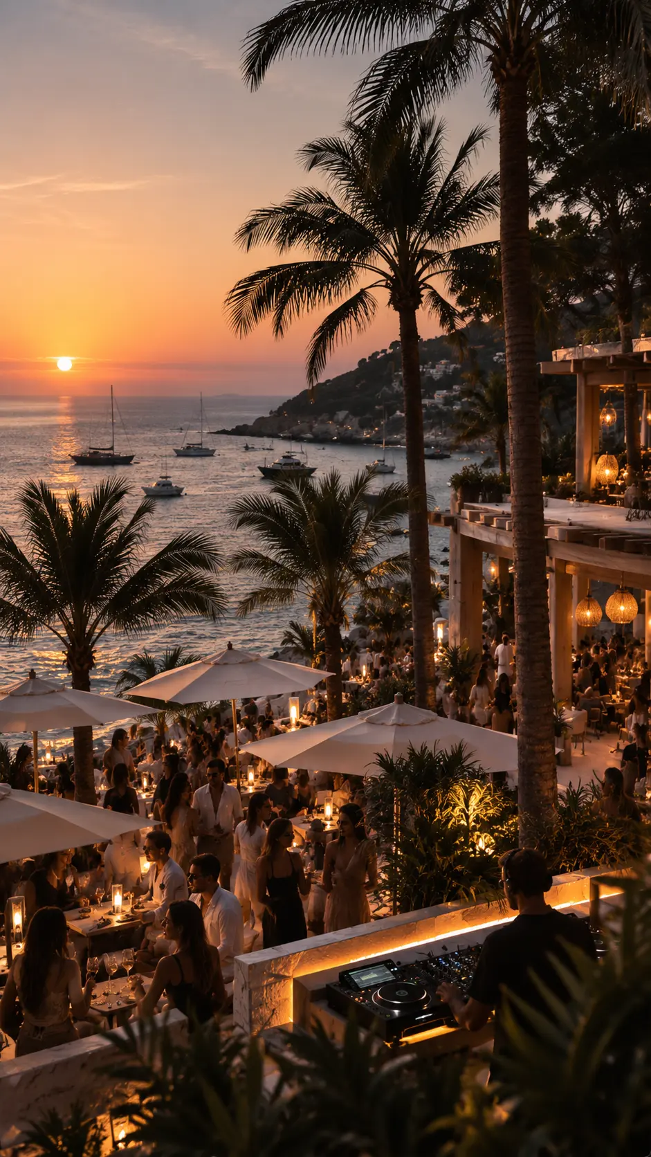 Joia Beach hospitality and music visual